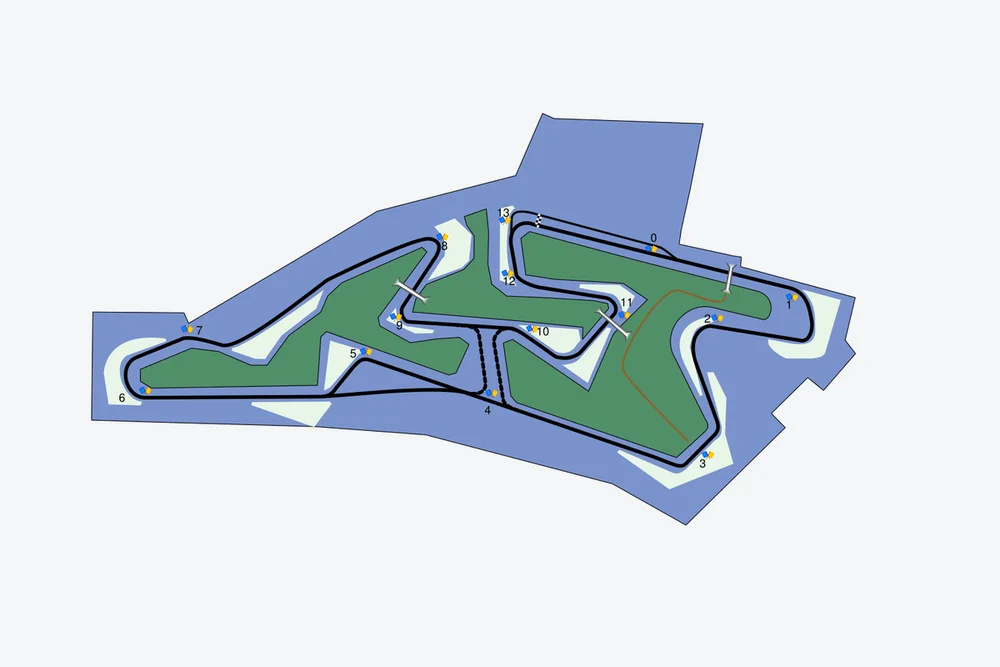 Tracé — Circuit du Val de Vienne