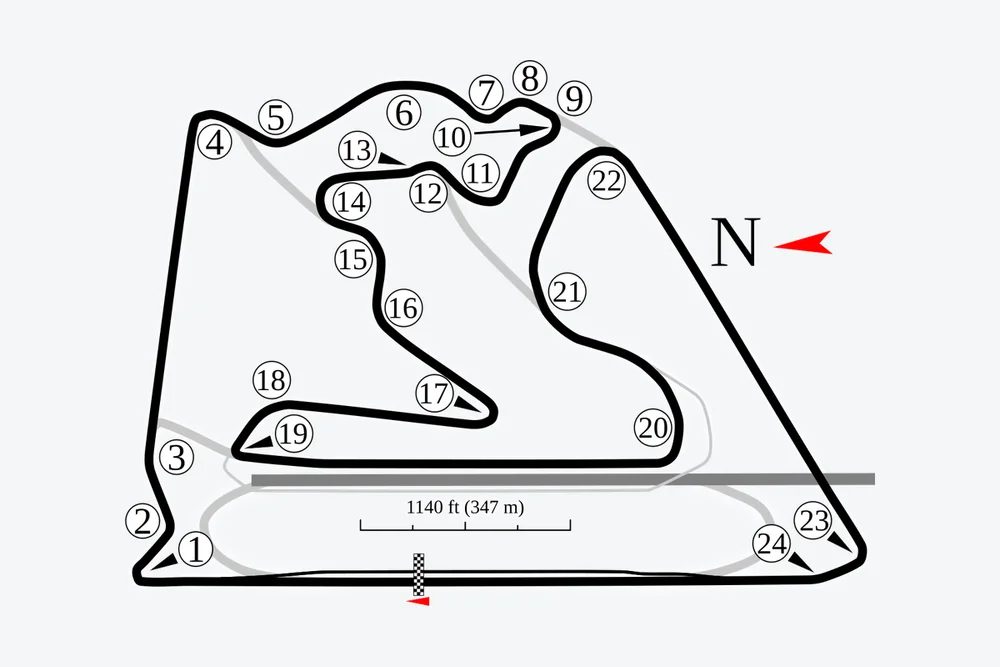 Tracé — Circuit international de Bahreïn