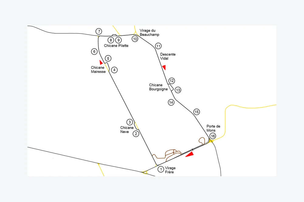 Tracé — Circuit de Chimay