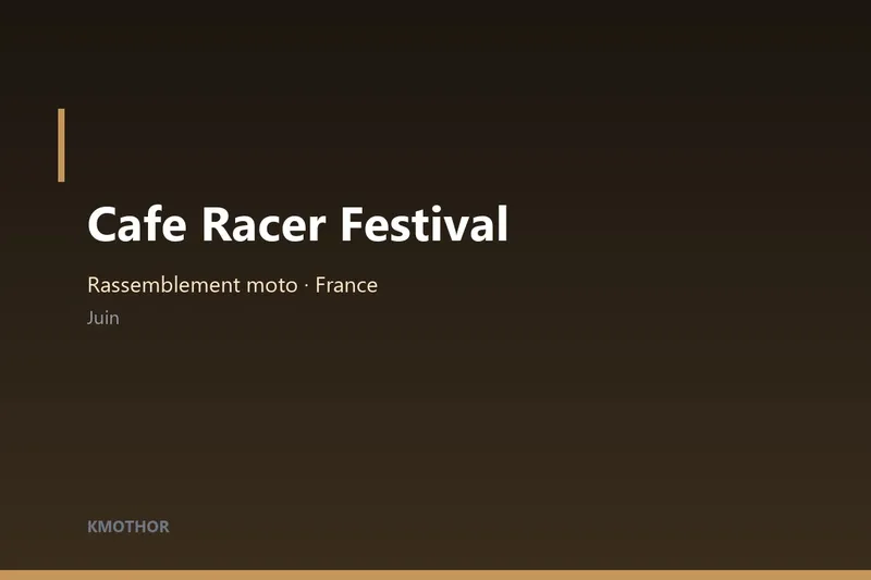 Illustration — Cafe Racer Festival