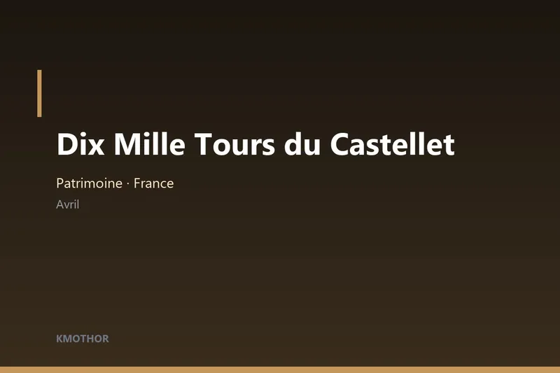 Illustration — Dix Mille Tours du Castellet