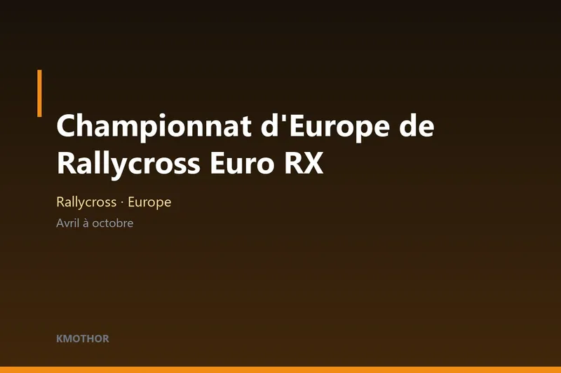 Illustration — Championnat d'Europe de Rallycross Euro RX